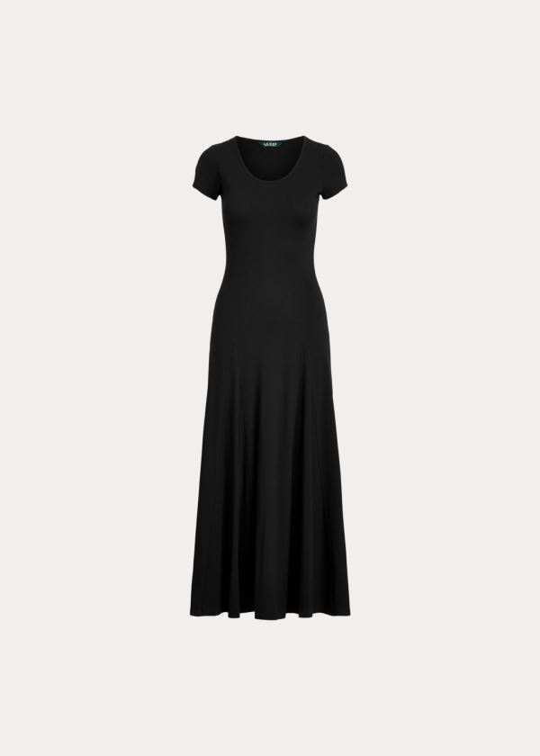 Women's Ralph Lauren Cotton-Blend Maxi Dresses | 508714KDV